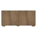 Ver imagem 7 de Aparador Buffet 4 Portas com Pés Quadrados Veneza Multimóveis V3557 Rustic/Natural