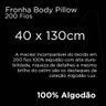 Fronha para Body Pillow 200 Fios 40x130cm Algodão Lux Rosa Lille - 3