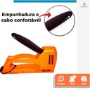 Ver imagem 7 de Kit Tapeceiro Grampeador ABS 5525 1000 Grampos E Trena 3M