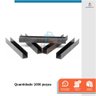 Kit Tapeceiro Grampeador ABS 5525 1000 Grampos E Trena 3M - 4