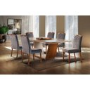 Ver imagem 1 de Sala de Jantar Completa com 6 cadeiras 1,80x1,0m - Louise - Requinte Salas