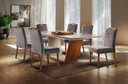 Ver imagem 1 de Sala de Jantar Completa com 6 cadeiras 1,80x1,0m - Louise - Requinte Salas