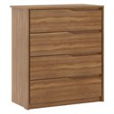 Ver imagem 2 de Cômoda Átria e Guarda Roupa Casal Laredo Amêndola Touch Nude Prime Flex com Portas de Vidro