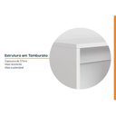 Ver imagem 5 de Escrivaninha Mesa Escritório com Gaveteiro com Rodízio Ficus 170cm CabeCasa MadeiraOriginals Branco