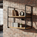 Ver imagem 4 de 4 Suporte Prateleira Suspensa 30cm Industrial Parede Teto