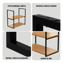 Ver imagem 6 de 4 Suporte Prateleira Suspensa 30cm Industrial Parede Teto