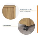 Ver imagem 5 de Escrivaninha Mesa Escritório com Gaveteiro com Rodízio Ficus 170cm CabeCasa MadeiraOriginals Rovere Marrom