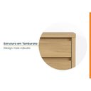 Ver imagem 4 de Escrivaninha Mesa Escritório 120cm com Gaveteiro com Rodízio Ficus CabeCasa MadeiraOriginals