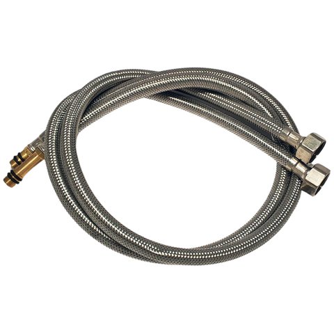 Par Flexivel Quente e Frio Monocomando 80 Cm 1/2 X M10 - T114bk80
