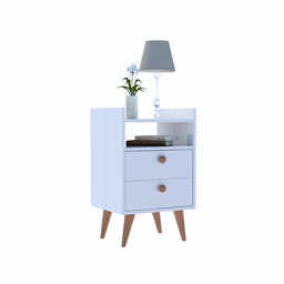 Mesa de Cabeceira Decoração Cama Quarto Napoli Mdf - 1