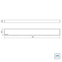 Ver imagem 3 de Ralo New Slim Tramontina Aço Inox 90x8,5cm Peneira Removível Banheiro Lavanderia