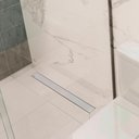 Ver imagem 2 de Ralo New Slim Tramontina Aço Inox 90x8,5cm Peneira Removível Banheiro Lavanderia