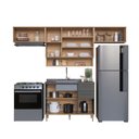 Ver imagem 3 de Conjunto de Cozinha Modulada 5 Peças 8 Portas 280cm Isabelle Delmarco