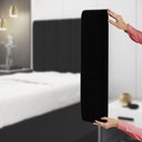 Ver imagem 1 de Painel Modulado Nashira 100 / Z-005 Sued Preto