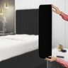 Painel Modulado Nashira 100 / Z-005 Sued Preto - 1