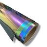 Vinil Adesivo Holografico Preto Camaleão 30 Cm X 50mt Promafilm Vinilholopreto30cmx50mt - 1