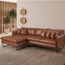 Ver imagem 2 de Sofá Jade com Chaise Lateral Esquerda 2,84m Corino