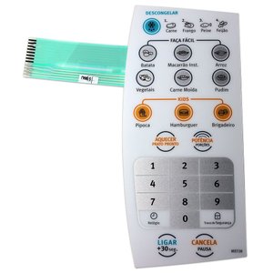 Membrana / Teclado P/ Forno Microondas Electrolux Mef28