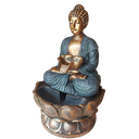 Ver imagem 2 de Fonte Decorativa Buda Manto Acinzentado sob Flor de Lotus 101m Motor 220v