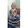 Fonte Decorativa Buda Manto Acinzentado sob Flor de Lotus 101m Motor 220v - 4