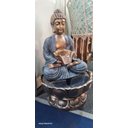 Ver imagem 5 de Fonte Decorativa Buda Manto Acinzentado sob Flor de Lotus 101m Motor 220v