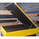 Ver imagem 5 de Cama Box Baú Casal Sintético Amarelo 41x138x188