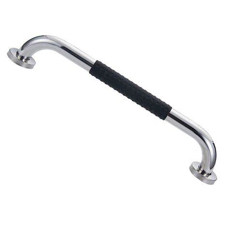 Barra de Apoio 30cm Inox Suporte Antiderrapante Idoso Criança Gestante Cadeirante Banheiro Box Corri
