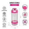 Garrafa 550ml Jacki Design - Pink - 6