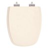 Assento Sanitário Poliester Soft Close Monte Carlo Amendoa para Vaso Deca - 1