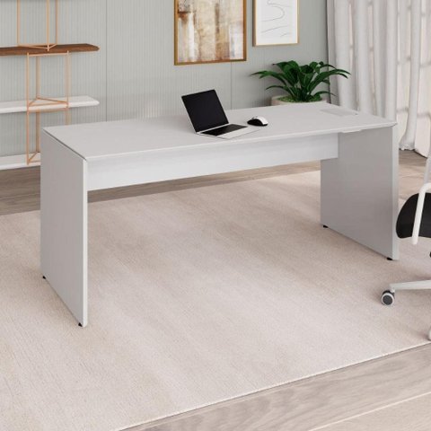 Mesa Diretor Premium Dinâmica 1,7 m X 0,70 m Corporativa com Bordas em 45° e Caixa de Tomadas F5