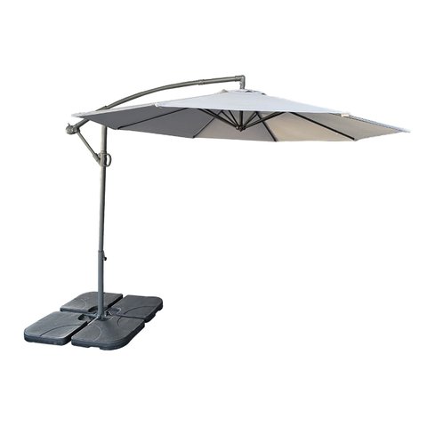 Ombrelone 3m Sem Base com Estrutura em Alumínio e Cobertura em Poliéster Tahiti