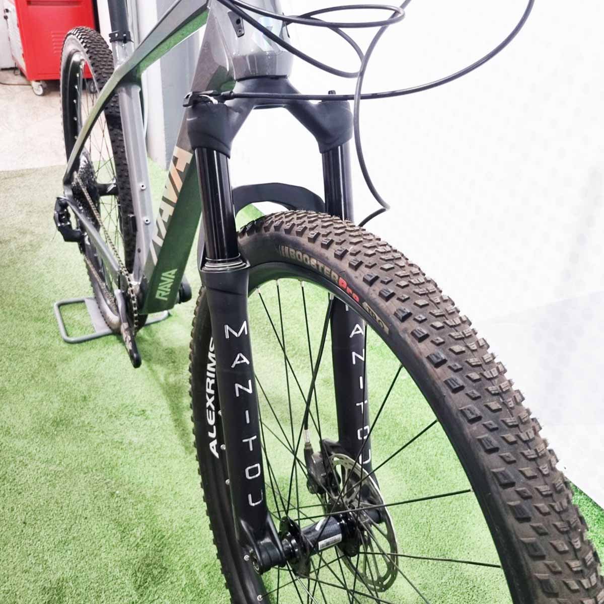 Bicicleta Aro 29 Rava Rage Carbon 12v Sram Tam. 19 Cinza - 6