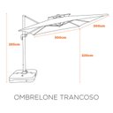 Ver imagem 4 de Ombrelone 3m Sem Base com Estrutura em Alumínio e Cobertura em Poliéster Trancoso