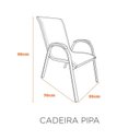Ver imagem 4 de Kit com 4 Cadeiras de Alumínio para Jardim Pipa