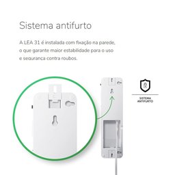 Kit 03 Luminárias de Emergência Led Intelbrás Autônoma Lea 31 com 30 Leds Branco Bivolt - 6
