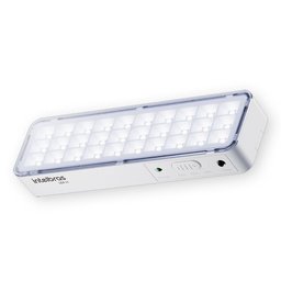 Kit 03 Luminárias de Emergência Led Intelbrás Autônoma Lea 31 com 30 Leds Branco Bivolt - 2