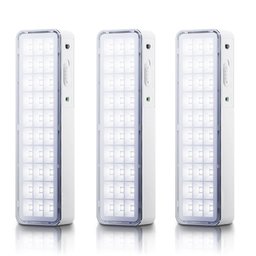 Kit 03 Luminárias de Emergência Led Intelbrás Autônoma Lea 31 com 30 Leds Branco Bivolt - 1