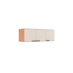 Armário Aéreo 3 Portas Iara 120cm X 42cm 28cm - 1