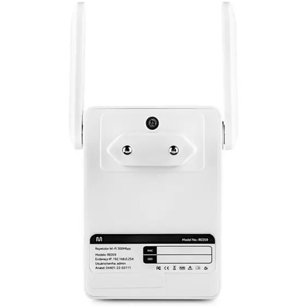Repetidor Wifi 300MBPS RE059 - Multilaser - 2