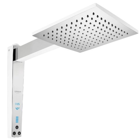 Chuveiro Digital Acqua Century 220 Volts 6800 Watts Branco e Cromado - 7510632 - Lorenzetti