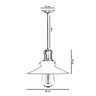 Pendente Industrial 22 Cm Retro Nordic New Cobre - 3