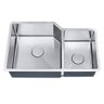Cuba De Cozinha Aço Inox 1mm Escovado S204 81,3x50,8x22,9 cm Aço Escovado - 1