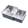 Cuba De Cozinha Aço Inox 1mm Escovado S204 81,3x50,8x22,9 cm Aço Escovado - 2