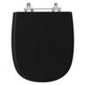 Assento Sanitário Laqueado Donna Preto para Louça Santamarina - 1