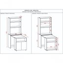 Ver imagem 2 de Armario Bancada de Cozinha Retrátil com Mesa e 2 Portas Duo Kits Paraná Branco
