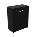 Ver imagem 1 de Balcão para Escritório Home Office ME4103 MDP Preto - Gran Belo