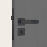 Fechadura Porta Madeira Banheiro Wc Lavabo Preta Stam 40mm - 2