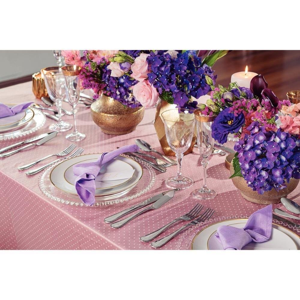 Prato Raso Tramontina Anna em Porcelana com Filete de Ouro 28 Cm - 6