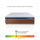 Ver imagem 5 de Conjunto Box Marrom Durban Azul Espuma D28 Casal 138x188x57 - King House