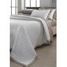 Colcha Stripe 300 fios Branco/Fend - Queen - 1